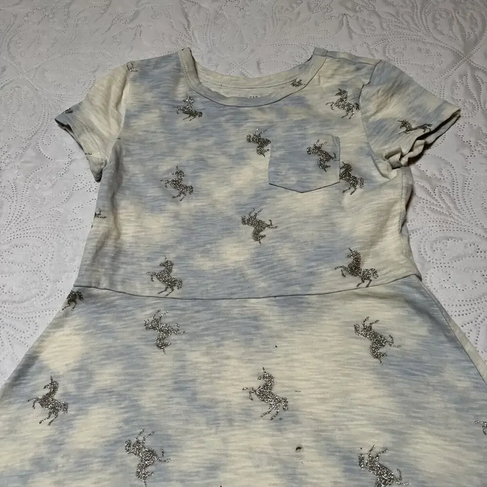 Gap Unicorn Tie Dye Dress Size 8